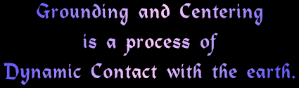 grounding and centering